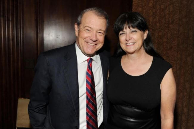 Deborah Varney with her husband, Stuart Varney.